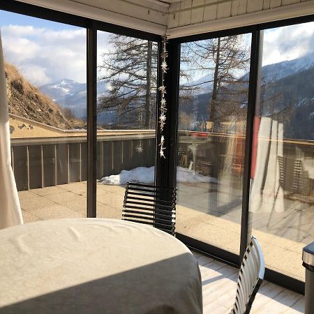 Grand Studio La Foux D Allos Avec Vue Et Terrasse Ngoại thất bức ảnh