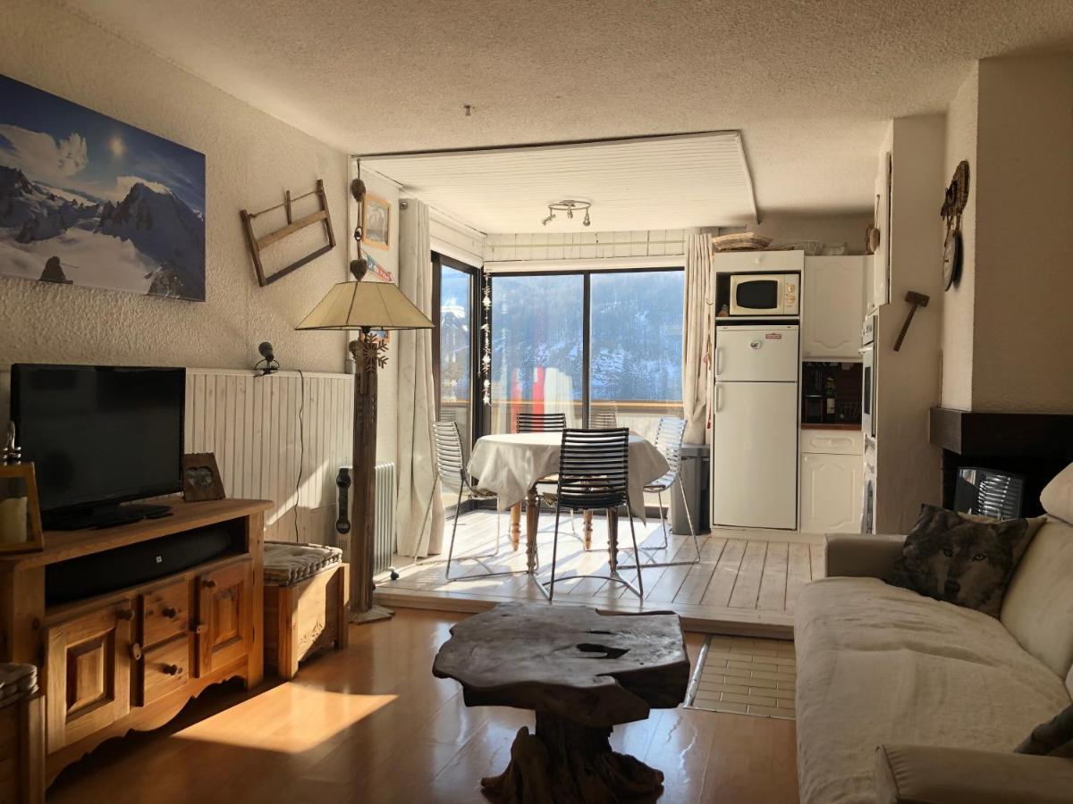 Grand Studio La Foux D Allos Avec Vue Et Terrasse Ngoại thất bức ảnh