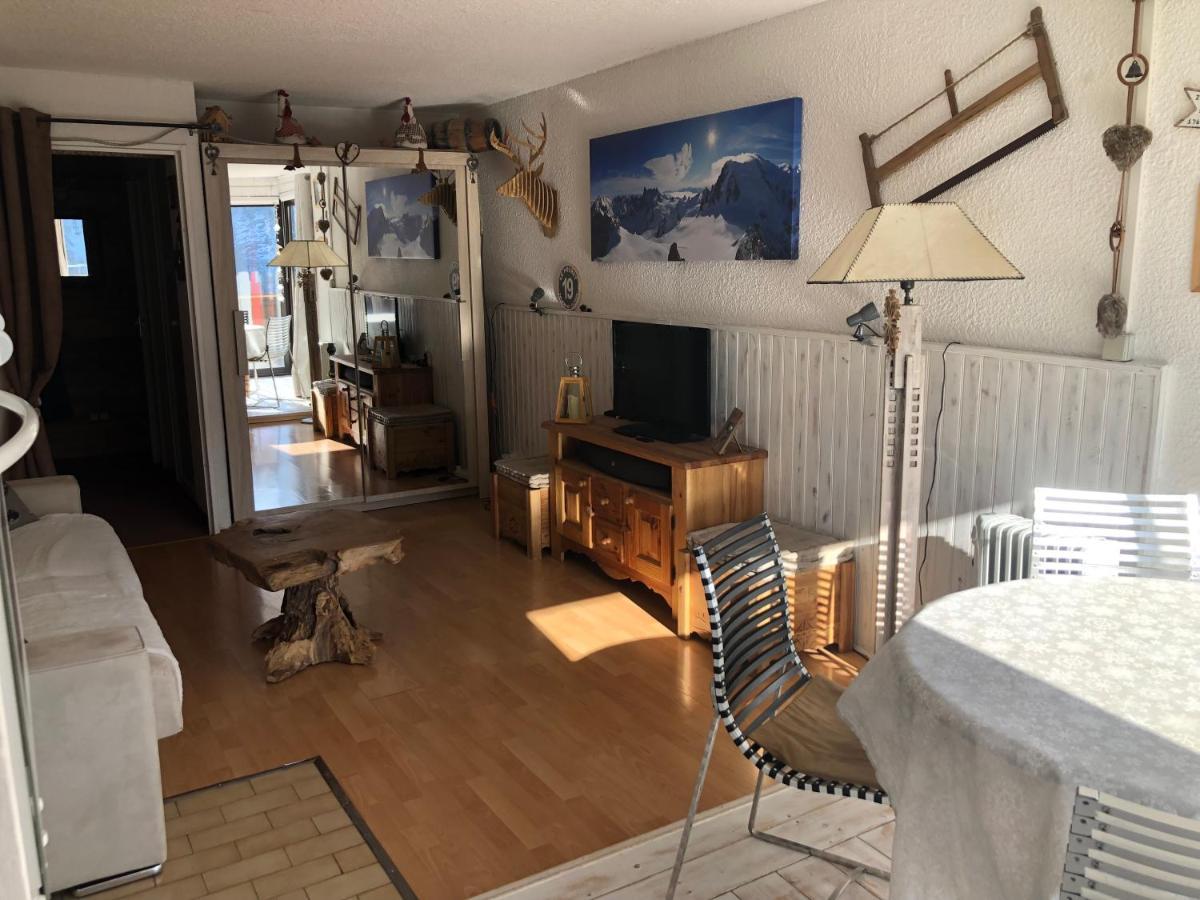 Grand Studio La Foux D Allos Avec Vue Et Terrasse Ngoại thất bức ảnh