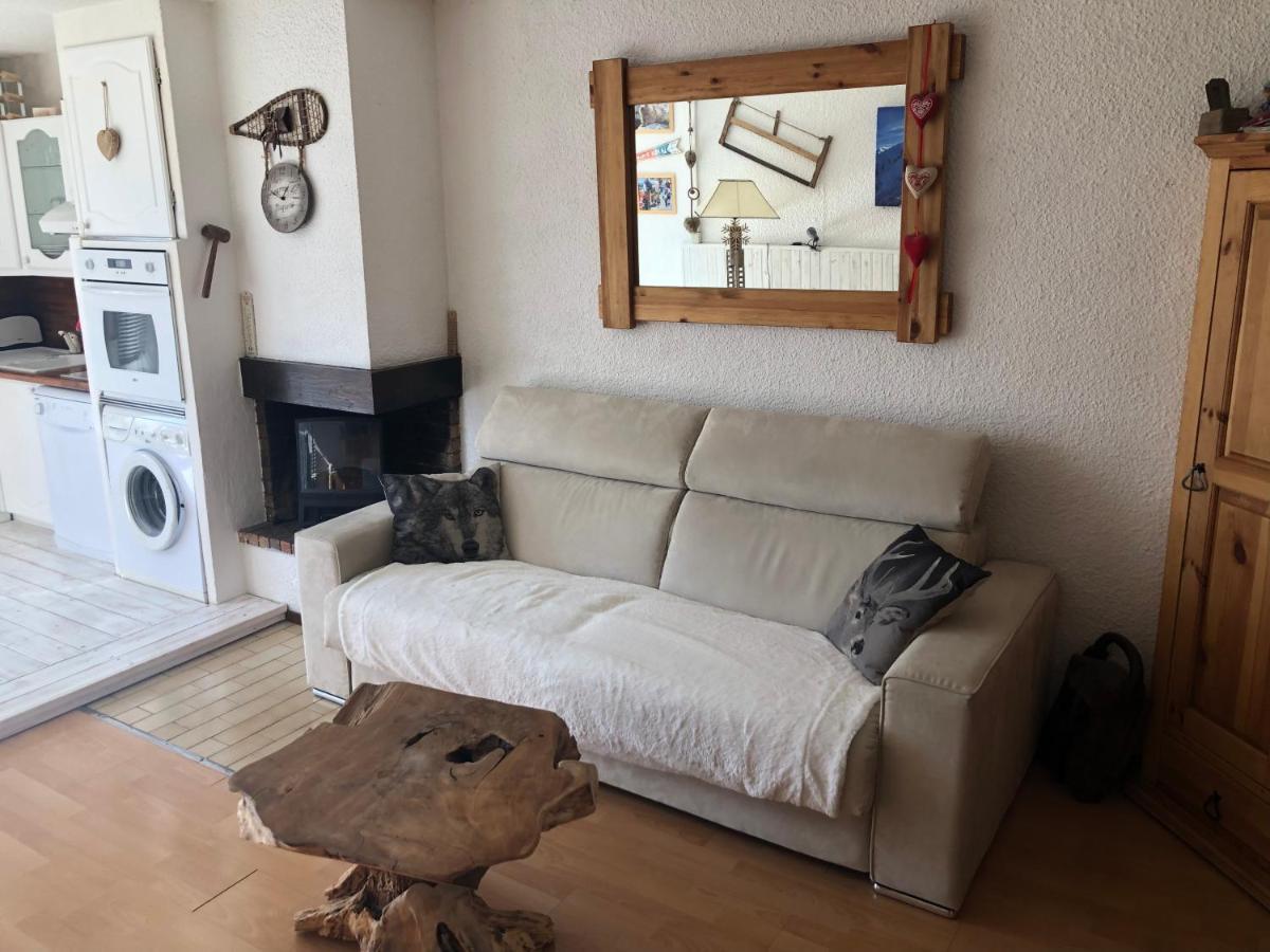 Grand Studio La Foux D Allos Avec Vue Et Terrasse Ngoại thất bức ảnh